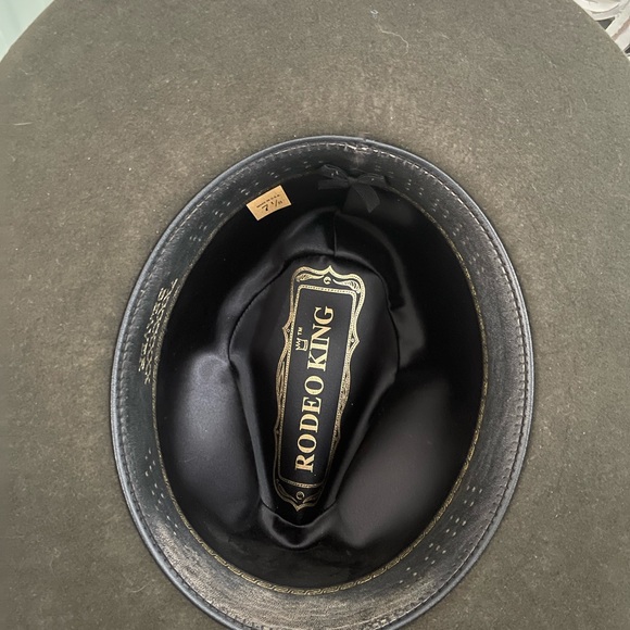 Rodeo King green felt hat - Picture 4 of 5